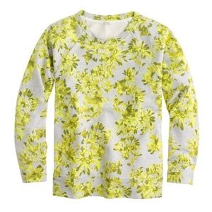 J.Crew Floral Cropped Pullover